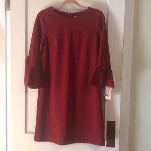 Nanette Lenore Dress size 4 Cranberry